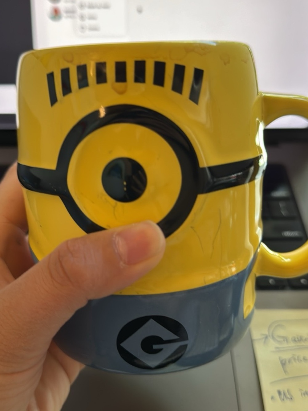 Disney Yellow and Blue Minion Ceramic Mug